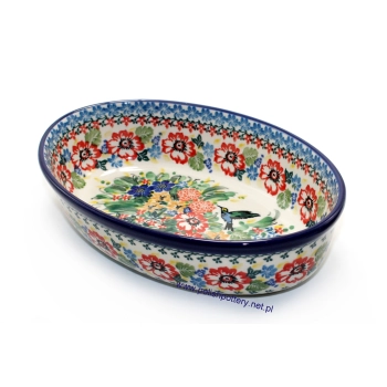 Zapiekacz owalny / Półmisek 24cm dek. U3356X Koliber